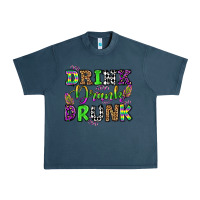 Midnight Navy drink drank drunk mardi gras olivia Urban Heavy Tee - OliviaCreatesArt