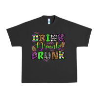 Pigment Black drink drank drunk mardi gras olivia Urban Heavy Tee - OliviaCreatesArt