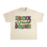 Sandshell drink drank drunk mardi gras olivia Urban Heavy Tee - OliviaCreatesArt