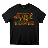 Black juneteenth 1865 Heavy Core Tee - NancyCooperArtShop