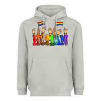 Moon Dust human with hands and pride flags Heavyweight Hoodie - AdoDesignShop