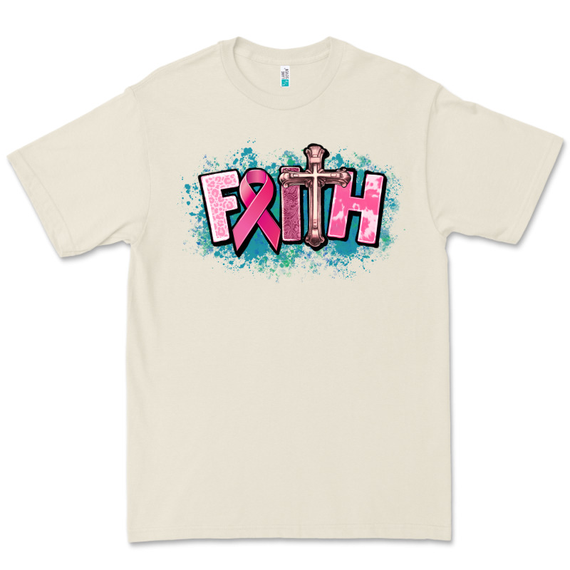 Cancer Faith Cross Premium Tee by HowdyJamesFarm | Teevron