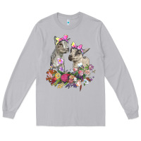 Moon Dust floral baby goats Long Sleeve Tee - RanaPortraitStore