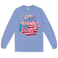 Colony Blue Merica leopard lightning bolt Long Sleeve Tee - FaDigitalArtStudio