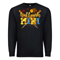 Black ballpark mini Premium Sweatshirt - AdoDesignShop