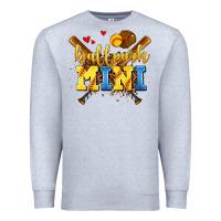 Heather Grey ballpark mini Premium Sweatshirt - AdoDesignShop