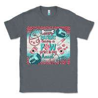 Charcoal Heather every patient leaves a paw print in my heart Classic Tee - TumblerDesignByShophia