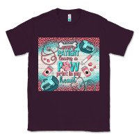 Plum every patient leaves a paw print in my heart Classic Tee - TumblerDesignByShophia