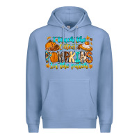 Colony Blue i teach the cutest pumpkins in the patch Premium Hoodie - CowhideDigitalArt