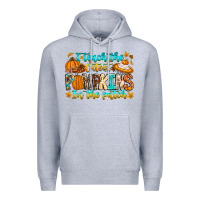 Heather Grey i teach the cutest pumpkins in the patch Premium Hoodie - CowhideDigitalArt
