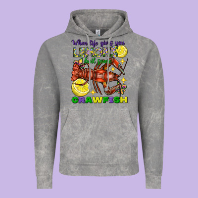 When Life Gives You Lemons Boil Some Crawfish Vintage Hoodie Designed By Fadigitalartstudio