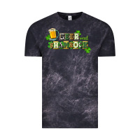 Cloud Black Beer and shamrock Vintage Tee - CowGirlArtShop
