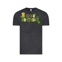 Vintage Black Beer and shamrock Vintage Tee - CowGirlArtShop