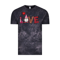 Cloud Black valentine's day gnomes love Vintage Tee - RanaPortraitStore