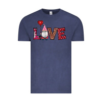 Vintage Denim valentine's day gnomes love Vintage Tee - RanaPortraitStore