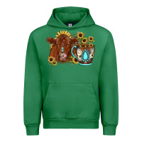 Emerald sunflower coffee cup red angus gemstone Urban Hoodie - JahusDesignShop