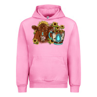 Fuchsia Pink sunflower coffee cup red angus gemstone Urban Hoodie - JahusDesignShop