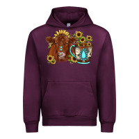 Mauve Wine sunflower coffee cup red angus gemstone Urban Hoodie - JahusDesignShop