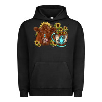 Pigment Black sunflower coffee cup red angus gemstone Urban Hoodie - JahusDesignShop