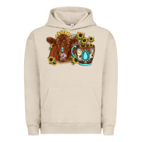 Pigment French Oak sunflower coffee cup red angus gemstone Urban Hoodie - JahusDesignShop