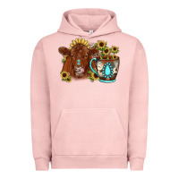 Pigment Salmon sunflower coffee cup red angus gemstone Urban Hoodie - JahusDesignShop