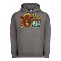 Pigment Tornado sunflower coffee cup red angus gemstone Urban Hoodie - JahusDesignShop