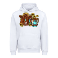 White sunflower coffee cup red angus gemstone Urban Hoodie - JahusDesignShop
