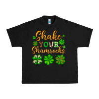 Black St. Patrick's Shake your shamrocks Urban Heavy Tee - OliviaCreatesArt