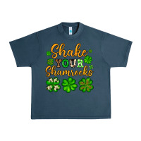 Midnight Navy St. Patrick's Shake your shamrocks Urban Heavy Tee - OliviaCreatesArt