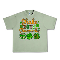 Oil Green St. Patrick's Shake your shamrocks Urban Heavy Tee - OliviaCreatesArt