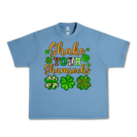 Pebble Blue St. Patrick's Shake your shamrocks Urban Heavy Tee - OliviaCreatesArt
