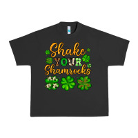 Pigment Black St. Patrick's Shake your shamrocks Urban Heavy Tee - OliviaCreatesArt