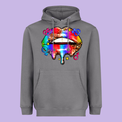 Pride Lips Heavyweight Hoodie Designed By Adodesignshop