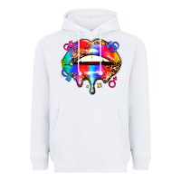 White pride lips Heavyweight Hoodie - AdoDesignShop
