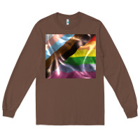 Chestnut Pride flag Long Sleeve Tee - FaDigitalArtStudio