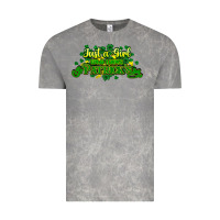 Cloud Rock Just a girl who loves St. Patrick's Day Vintage Tee - HowdyJamesFarm