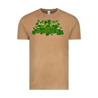 Vintage Camel Just a girl who loves St. Patrick's Day Vintage Tee - HowdyJamesFarm