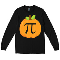 Black funny halloween and thanksgiving pumpkin pi math  gifts Long Sleeve Tee - maiPhamDesign