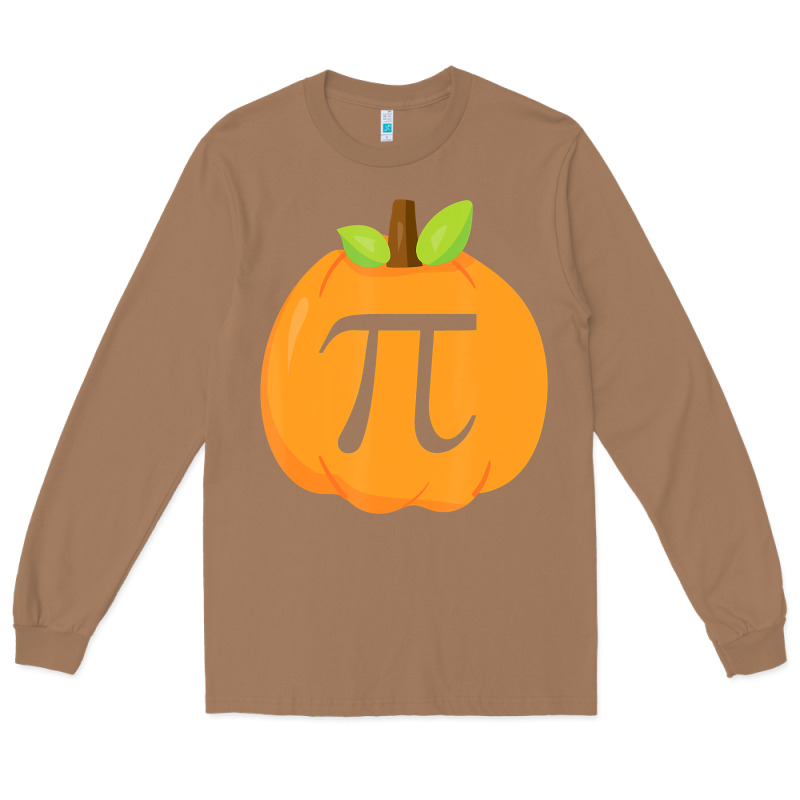 Funny Halloween And Thanksgiving Pumpkin Pi Math  Gifts Long Sleeve Tee by maiPhamDesign | Teevron