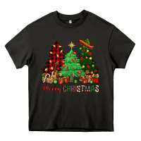 Asphalt merry christmas trees Heavy Core Tee - NancyCooperArtShop
