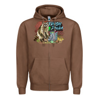 Chestnut raccoon trash panda Zipper Hoodie - BarkalooDesign