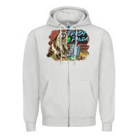 Dove Grey raccoon trash panda Zipper Hoodie - BarkalooDesign