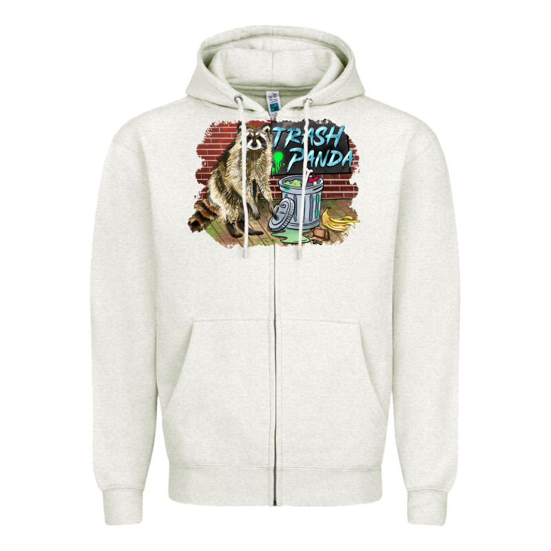 Raccoon Trash Panda Zipper Hoodie by BarkalooDesign | Teevron