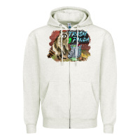 Oatmeal Heather raccoon trash panda Zipper Hoodie - BarkalooDesign