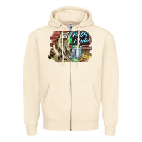 Sandshell raccoon trash panda Zipper Hoodie - BarkalooDesign