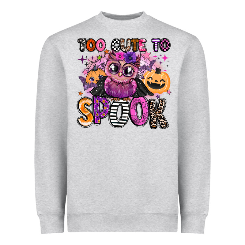 Wicked Cute Too Cute To Spook Heavyweight Sweatshirt by BarkalooDesign | Teevron