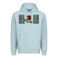 Blue Mist texas chica skull with bandana Premium Hoodie - Jasminsmagicworld