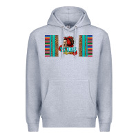 Heather Grey texas chica skull with bandana Premium Hoodie - Jasminsmagicworld