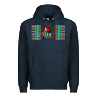 Navy texas chica skull with bandana Premium Hoodie - Jasminsmagicworld