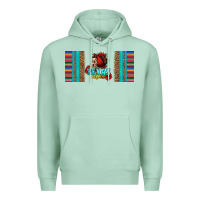 Seafoam texas chica skull with bandana Premium Hoodie - Jasminsmagicworld